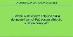 La stitichezza colpisce più le donne